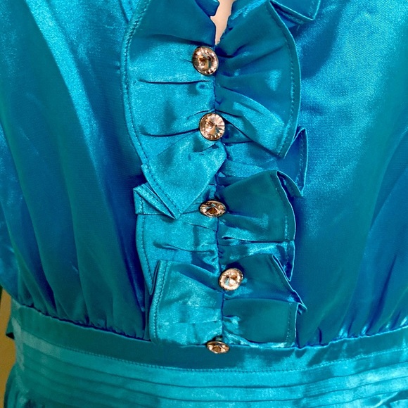 FINESSE Women’s Sleeveless Top Blouse Sky Blue Size 2XL - Picture 5 of 6